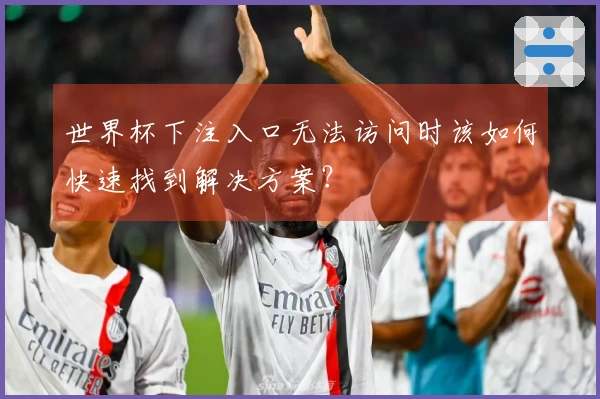 世界杯下注入口无法访问时该如何快速找到解决方案？