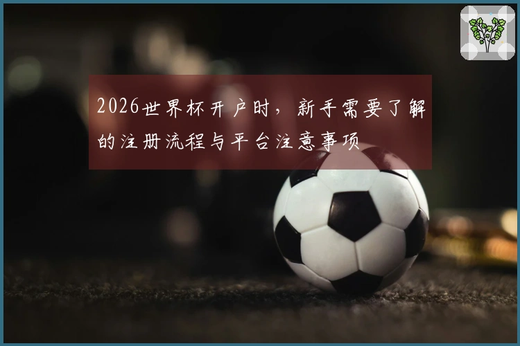 2026世界杯开户时，新手需要了解的注册流程与平台注意事项
